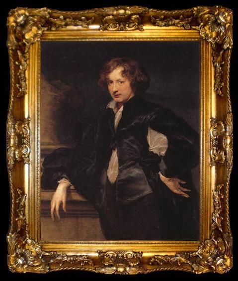 framed  Anthony Van Dyck Self Portrait, ta009-2